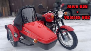 Самый хулиганский мотоцикл СССР. Jawa 638 с коляской Velorex 562.