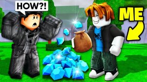 Я притворился НУБОМ, а потом ИСПОЛЬЗОВАЛ АДМИНКУ в игре 99 ночей в лесу в РОБЛОКС