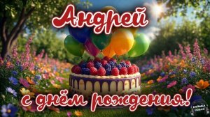 Андрей, с днём рождения 🎵