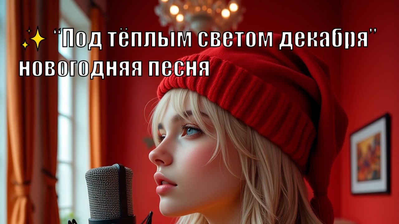 ✨ “Под тёплым светом декабря” — новогодняя песня
