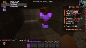 играем в майнкрафт на сервере REALLYWORLD