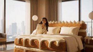 [АСМР] ☀️Какую кровать с искусственным интеллектом вы бы выбрали? #релакс #необычное удовлетворение