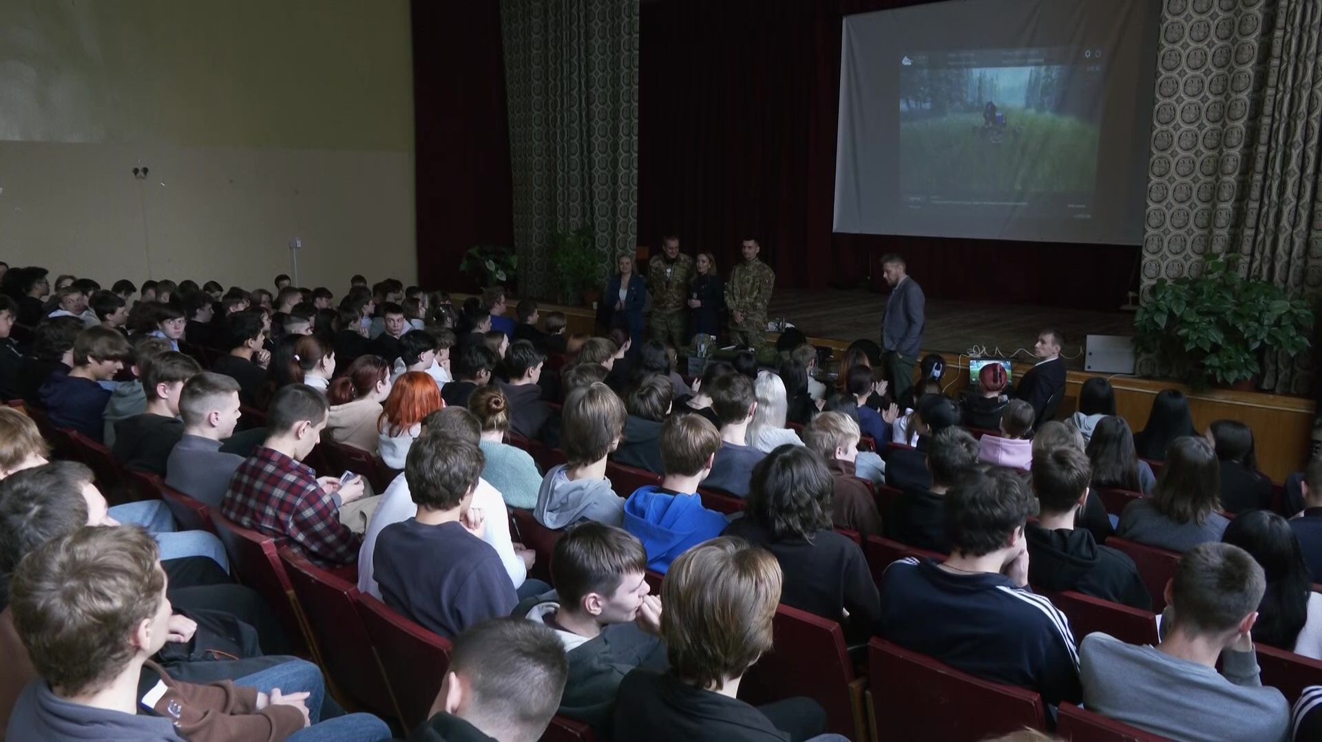 Необычный урок мужества