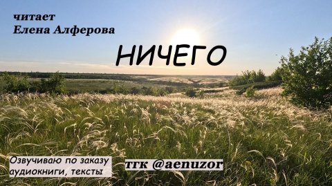 Размышления о слове "НИЧЕГО" Фрагмент из "Спектр" С. Лукьяненко