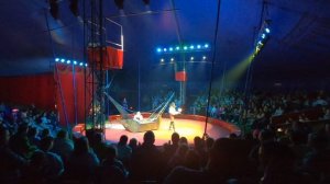 Гастроли цирка "Аншлаг". Метание ножей и топориков в спутницу жизни