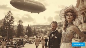 Ретро-автомобили, пар и стиль -  с ИИ