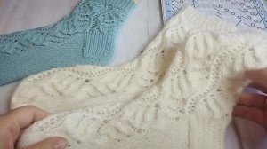 Очаровательный узор спицами для нежных носочков 🧦 🧶Вяжем вместе🧶( видео из архива)