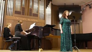 Ольга Алексеева исполняет романс Чайковского «Кабы знала я...». Фортепиано — Ольга Воробьёва