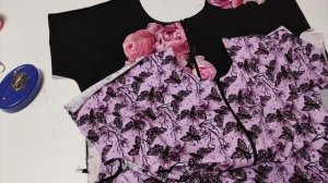 Домашний халат на молнии. Обработка горловины обтачкой. Часть 3