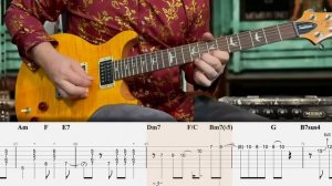 Santana ft. Rob Thomas - Smooth Cover (Табулатура) Guitar Tutorial TABS