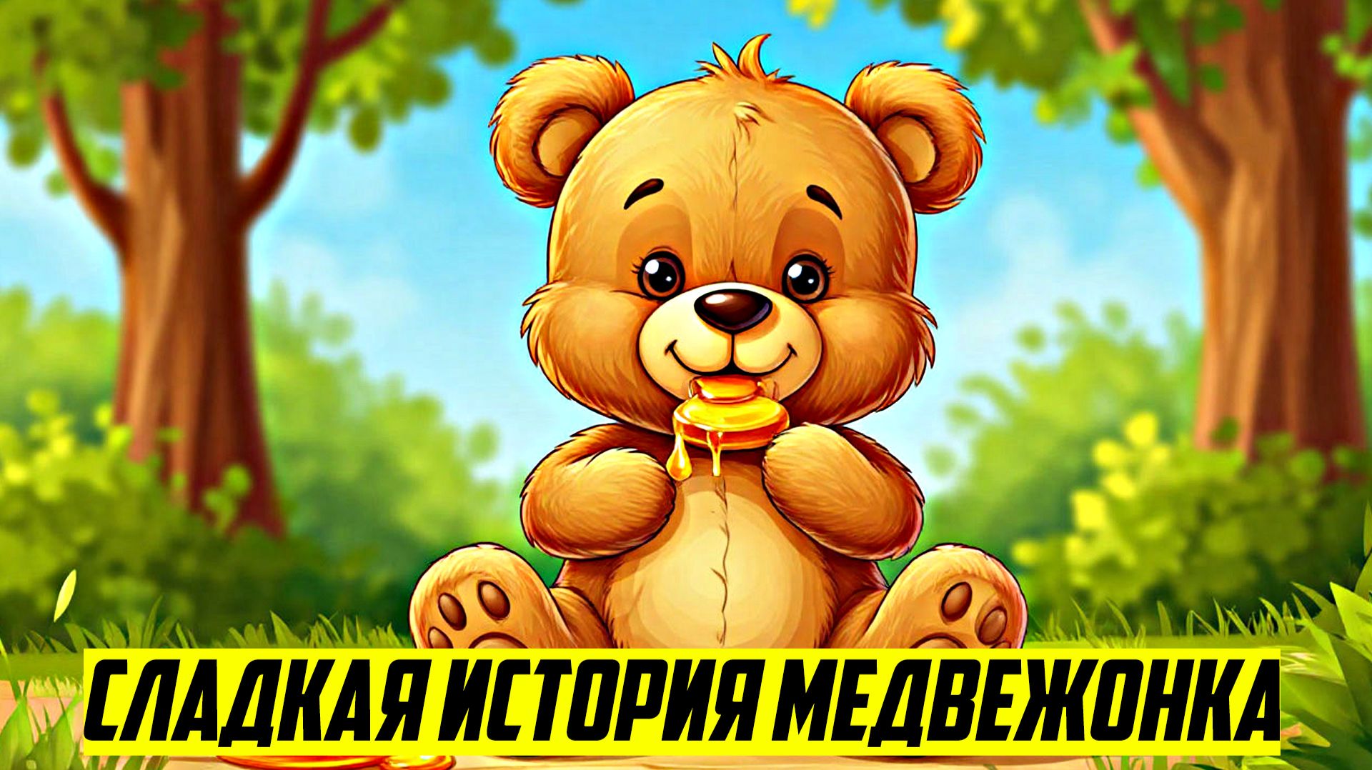 Сказки на ночь для малышей |Сладкая История Медвежонка|Слушать сказки перед сном|Аудио сказки|Сказка смотреть онлайн