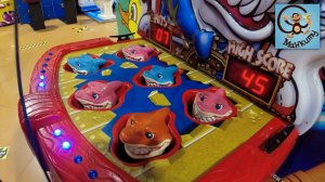 Манкиту в парке развлечений - Игровые автоматы и Дом с привидениями.