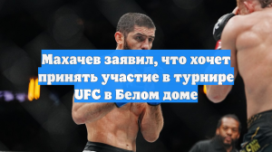Махачев заявил, что хочет принять участие в турнире UFC в Белом доме