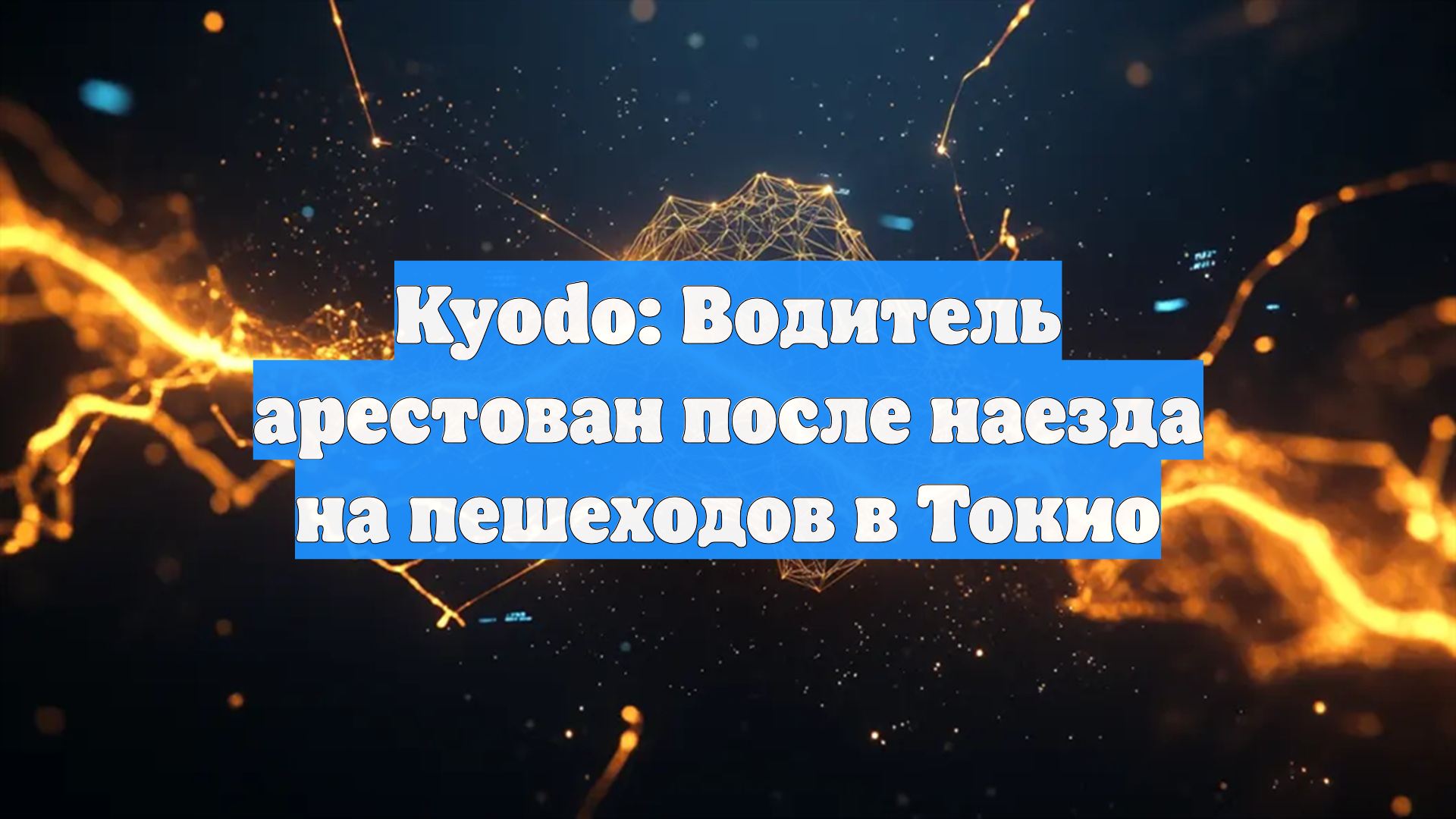 Kyodo: Водитель арестован после наезда на пешеходов в Токио