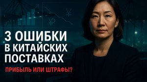3 ошибки в учете китайских поставок: прибыль или штрафы?