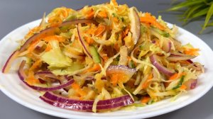 Забытый МНОГИМИ рецепт из Советской столовой! Такой салат я ЕЛА еще когда УЧИЛАСЬ в школе!