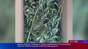 Житель Слободо-Туринского района подозревается в незаконном приобретении и хранении наркотиков