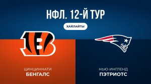 НФЛ. 12-й тур. «Цинциннати» — «Нью-Ингленд» (обзор)
