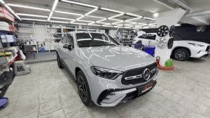 Mercedes Benz GLC 300d / Полная оклейка в матовый полиуретан