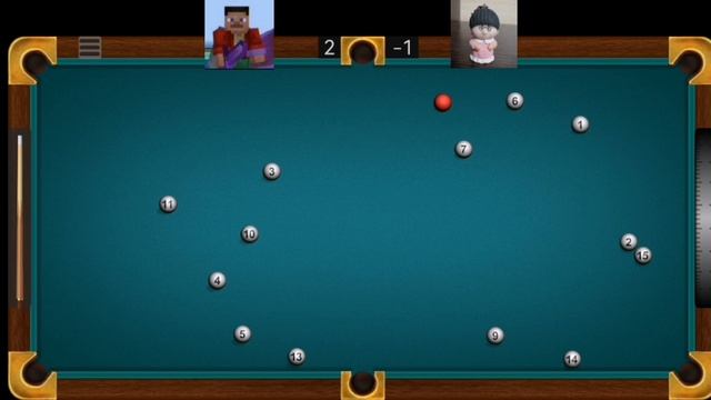 Старушка Тоня затролила меня в бильярде. Учил её играть в бильярд.