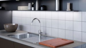 Смеситель для кухни Omoikiri SHINAGAWA с высоким поворотным изливом