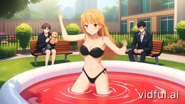 Красиво она искупалась перед ними