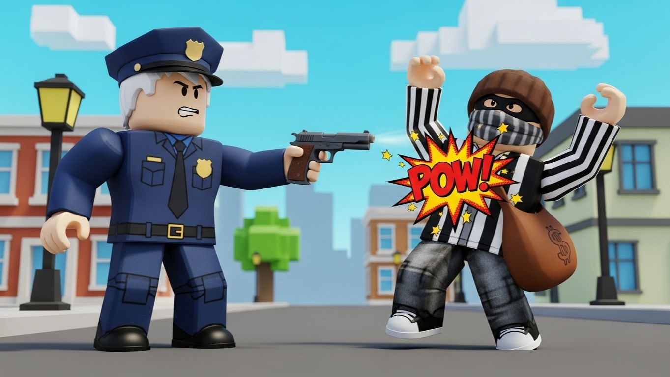 я стал полицейским в емендженс ембен в Roblox