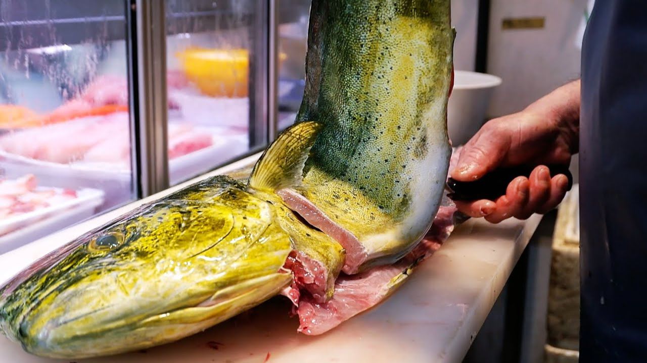 Рыба MAHI MAHI, приготовленная тремя способами Окинавские морепродукты Япония