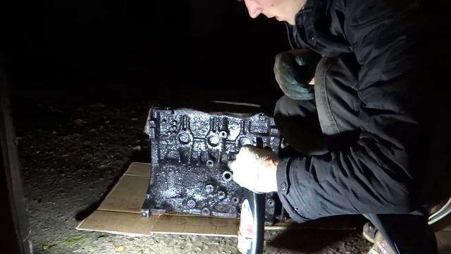 Sanitol для кухни | Отмываю блок цилиндров от грязи и масла | Часть 9