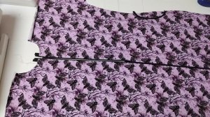 Домашний халат на молнии. Обработка горловины обтачкой. Часть 1