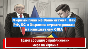 Мирный план из Вашингтона. Как РФ, ЕС и Украина отреагировали на инициативу США