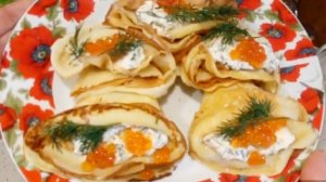 Очень вкусно!Блинчики с сыром!