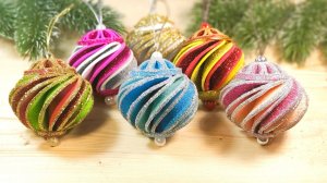 Новогодние игрушки своими руками из фоамирана. Ёлочные игрушки, бесплатный мастер-класс.