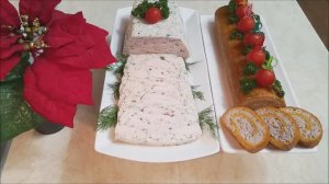 КОРОННЫЕ закуски!!!ТЕРРИН из курицы и индейки И Закусочный рулет НЕЖНОСТЬ.Блюда на Новый Год