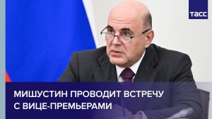 Мишустин проводит встречу с вице-премьерами