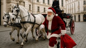 Вена, Австрия 🎄 Рождественская ярмарка “Am Hof” | Зимняя прогулка 2025 в 4K