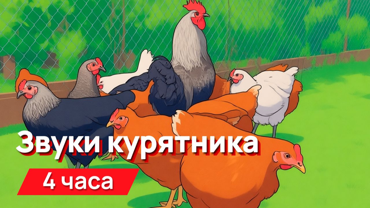 Звуки для соседей - звуки курятника