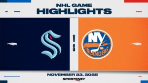 24.11.2025 | ОБЗОР МАТЧА | Нью-Йорк Айлендерс - Сиэтл Кракен | Highlights