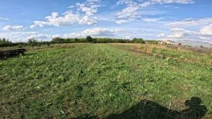 Испытания косилки на тракторе Т-40ам