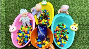 Мультики для девочек про куколки. Конфетки в разноцветных ванночках.  Мультики для детей