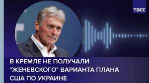 В Кремле не получали "женевского" варианта плана США по Украине