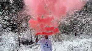 МА 0511 Цветной дым Maxsem красный фитиль 40 секунд