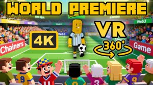 Chainers Sport VR 360 - Minecraft Style Football Stadium (4K)