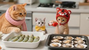 Котики и морепродукты