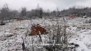 Высаживаю мицелий шампиньонов и чищу теплицу от снега