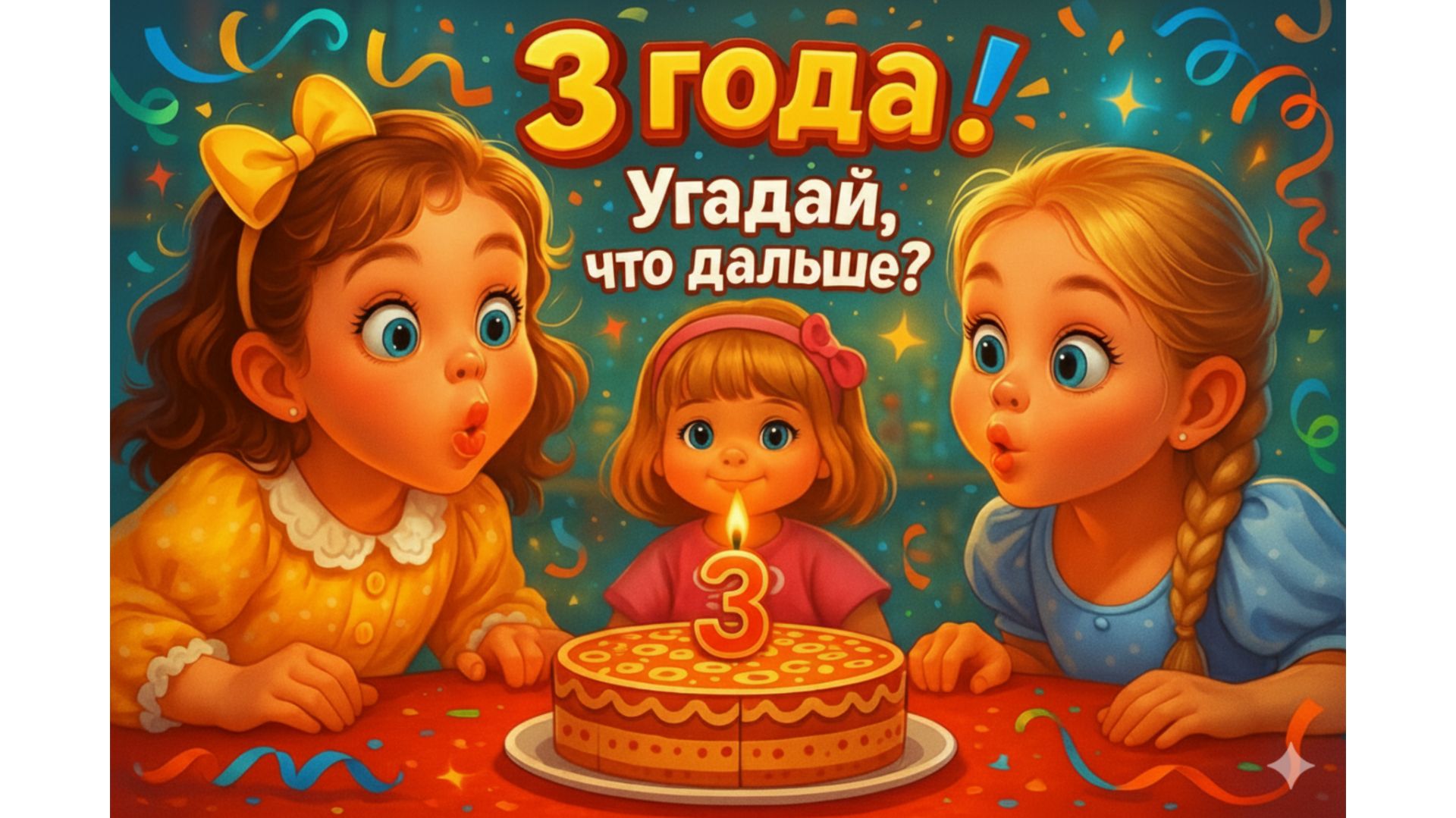 Торт, свеча и секретик… 🎁 Кукле исполнилось 3 года!