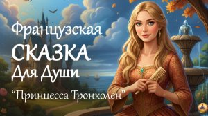 Французская СКАЗКА НА НОЧЬ для взрослых "Принцесса Тронколен" 😴 ИСТОРИЯ ДЛЯ СНА и шум моря