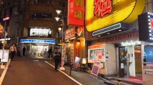 Токио прогулка по Кабукичо и переход в Сибуя ночная атмосфера