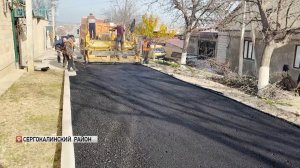 В Сергокалинском районе продолжаются работы по благоустройству дорог