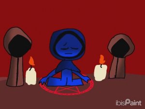 Культист Эклипс убивает Скинволкера.ВНИМАНИЕ: КРОВЬ,СЕКТА И СКРИМЕР!!!